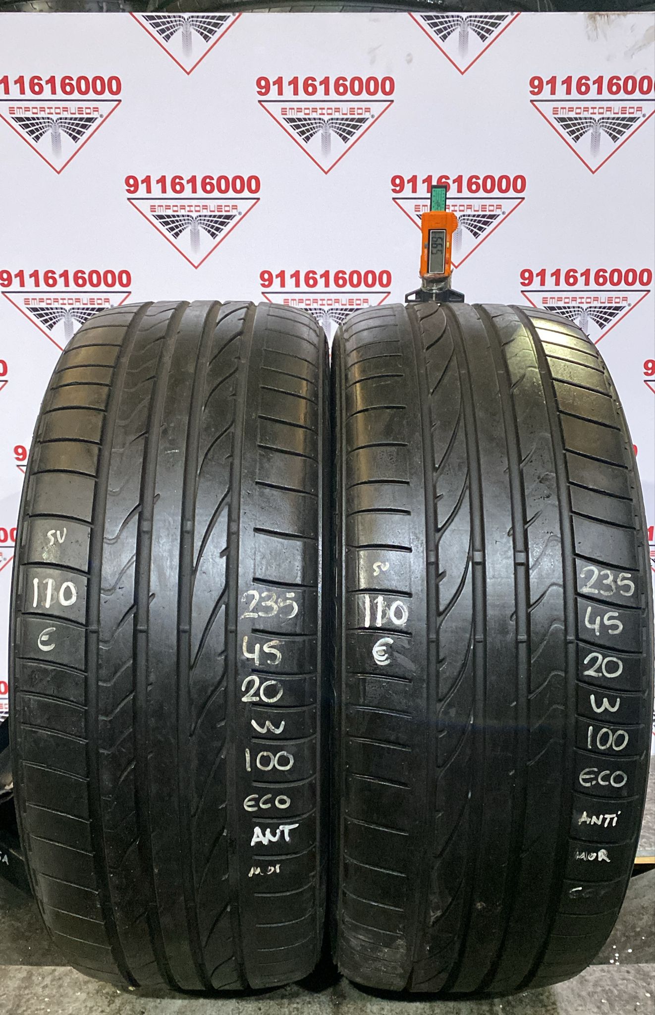 BRIDGESTONE DUELER H-P USADO ECONOMICO  235/45 R20 100 W